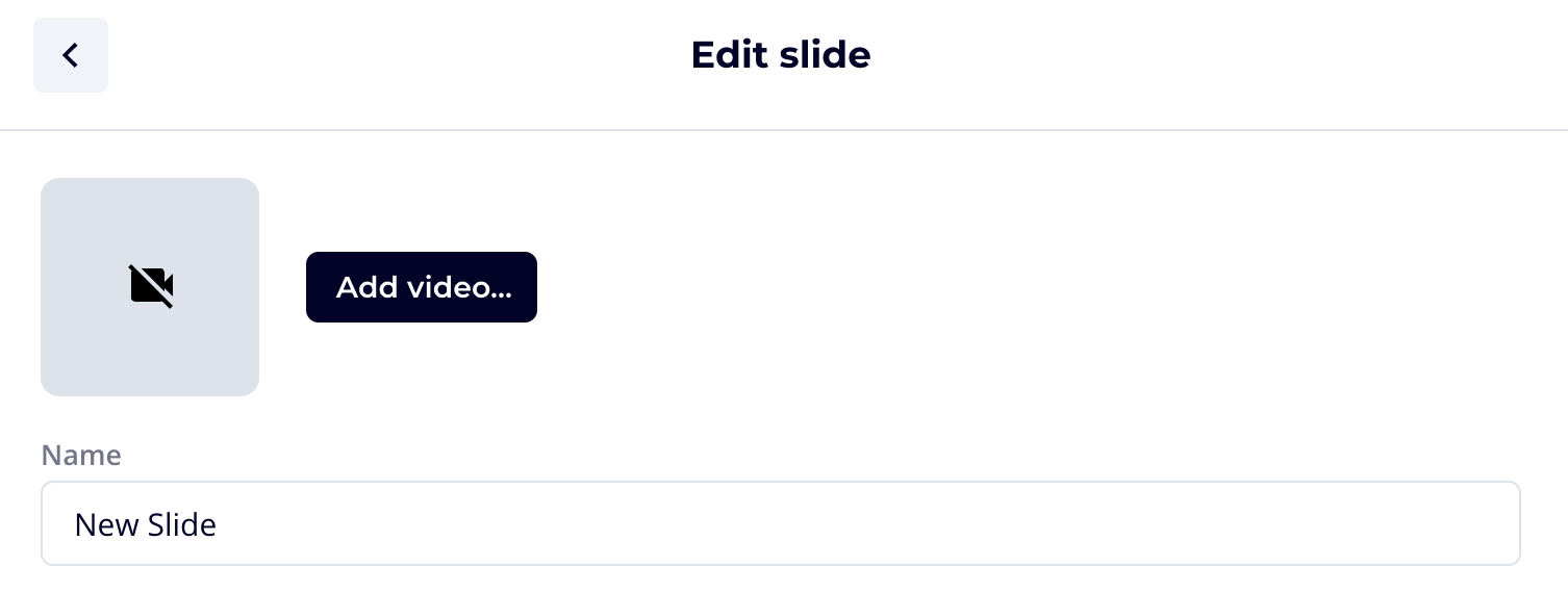 Add video