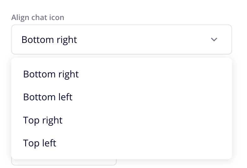 Align Chat Icon