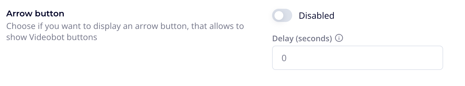 Arrow button