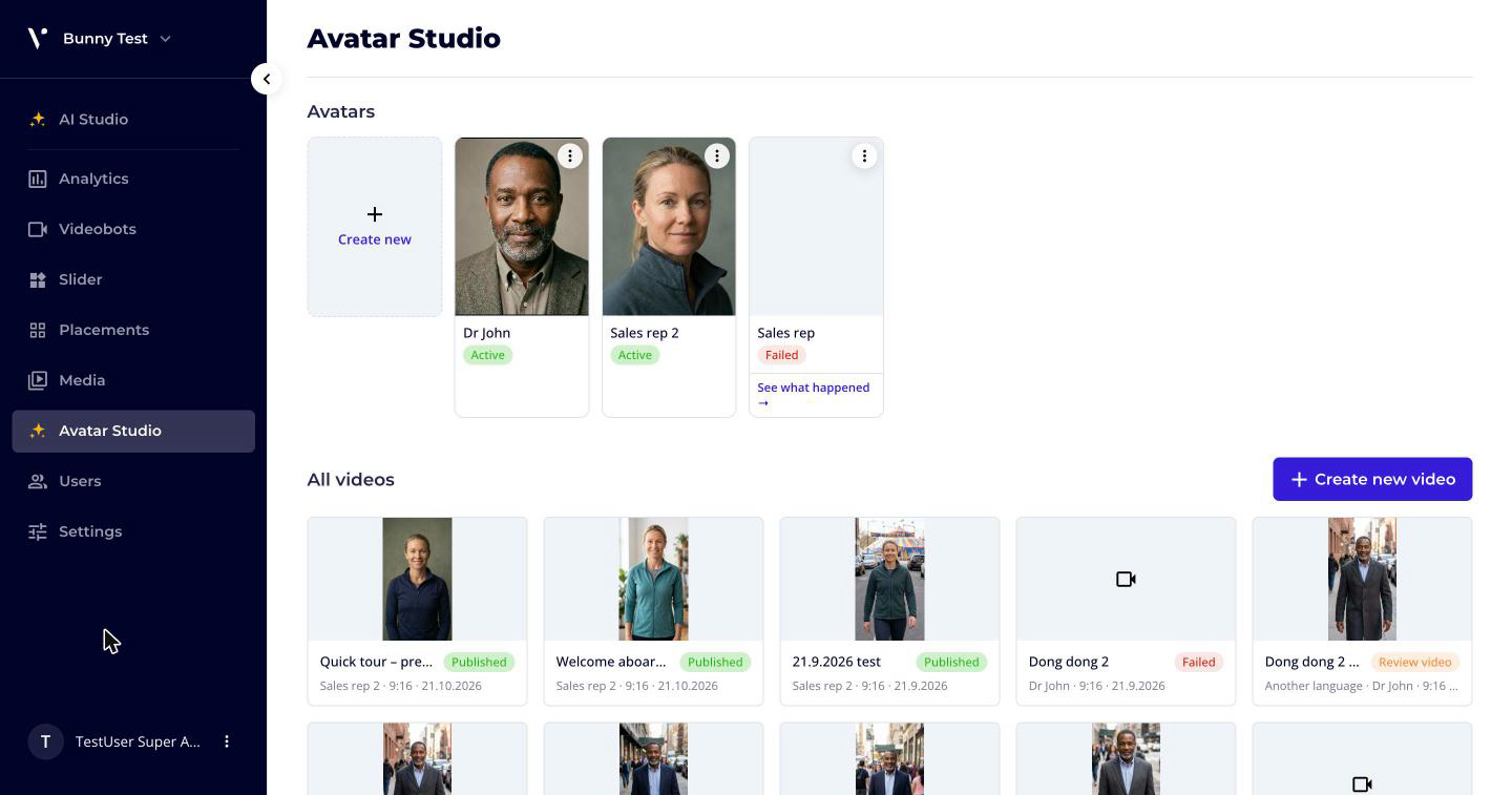 Avatar Studio