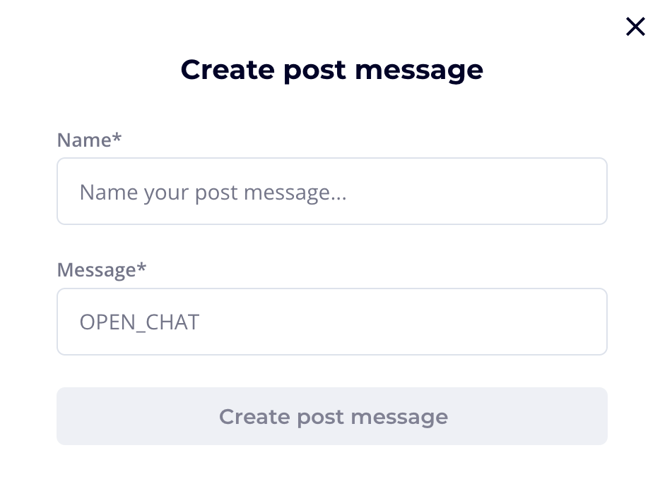 Post Message