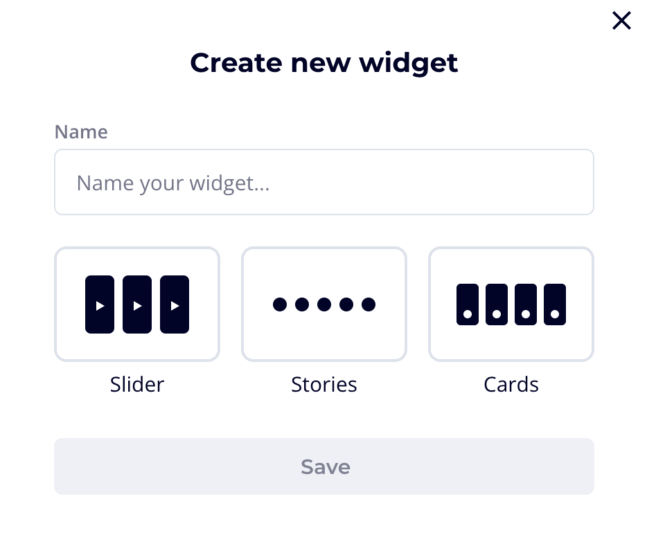 Create Slider